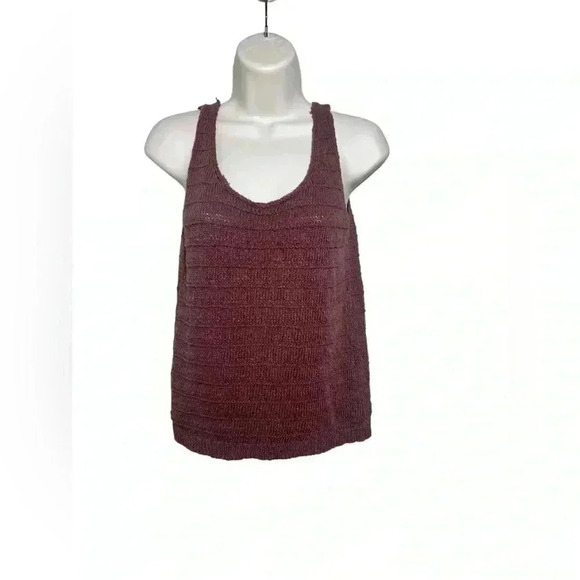A.N.A Tops | A.N.A. Thick Knitted Crochet Tank Top Medium - Picture 6 of 6